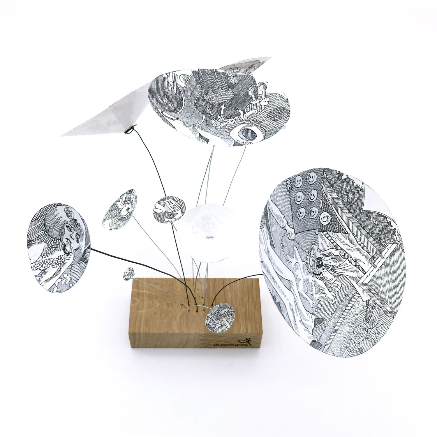 souvenirs d'enfance - les papiers jardins