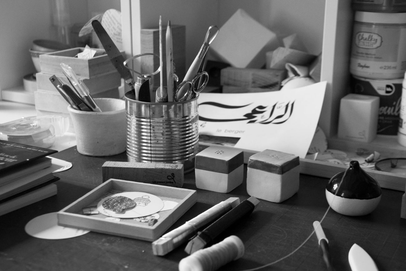 qui suis-je - atelier - les papiers jardins